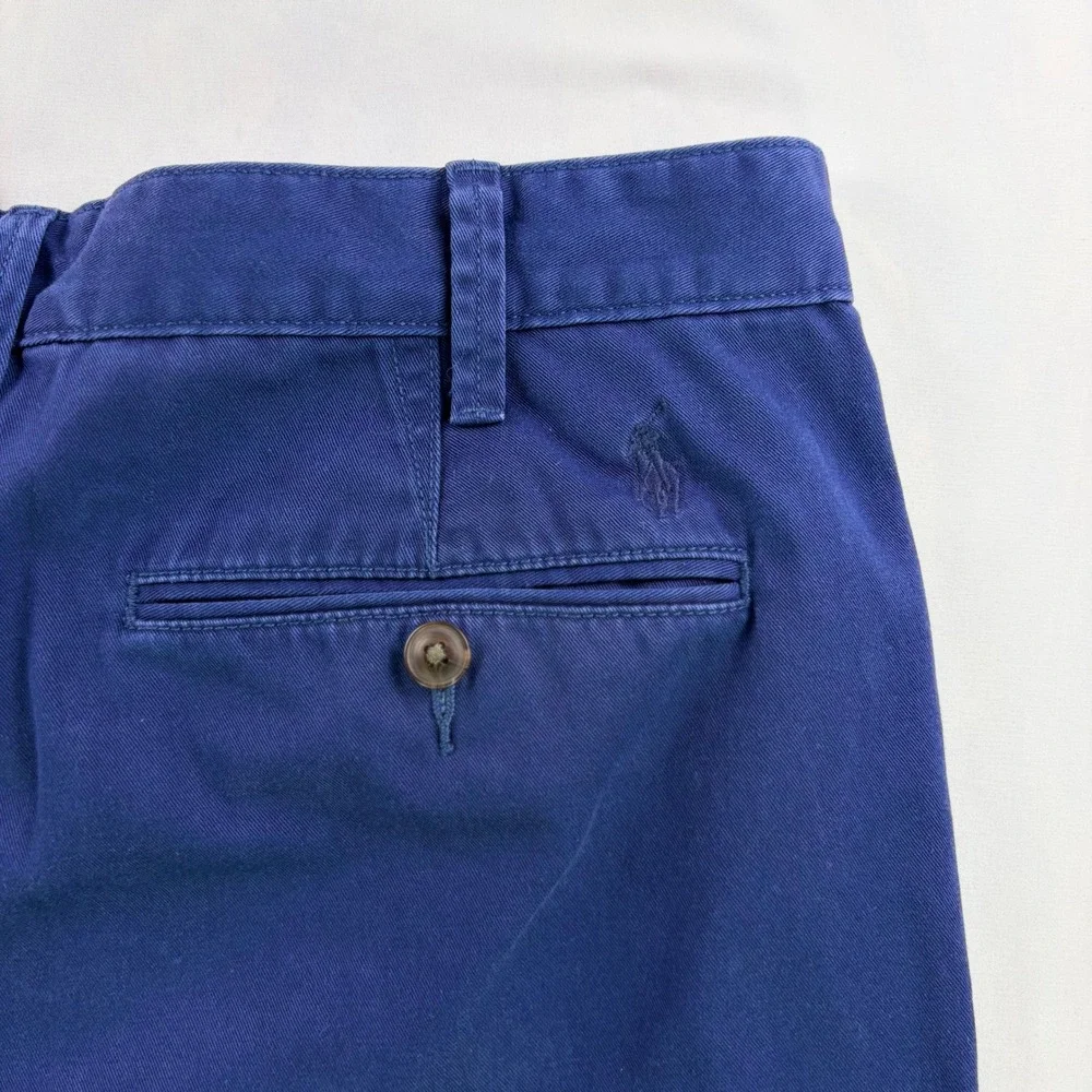 Polo Ralph Lauren Relaxed Fit Chino Shorts Mens 32 Navy Blue‎ 9
